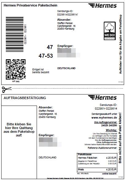 hermes versand hagenbach|Hermes schein kaufen.